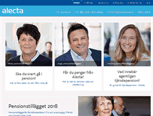 Tablet Screenshot of alecta.se